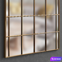 Mirror 223 3D Model Vray, Corona