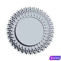Petal Mirror by Westwing 3D Model Corona