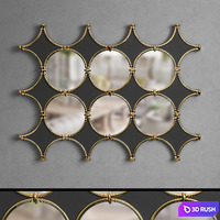 Mirror 227 3D Model Vray, Corona