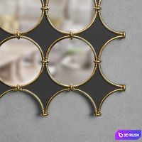 Mirror 227 3D Model Vray, Corona