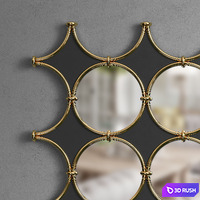 Mirror 227 3D Model Vray, Corona