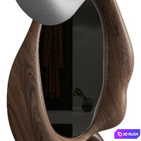 Lemieux et Cie Amorphous Mirror 3D Model Vray