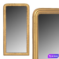 LOUIS PHILIPPE PERIOD MIRROR 3D Model Vray, Corona