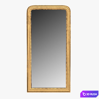 LOUIS PHILIPPE PERIOD MIRROR 3D Model Vray, Corona