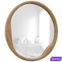 Round wall mirror Alora Round Wall Mirror by Pottery Barn 3D Model Corona