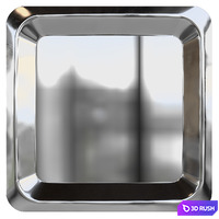 Mirror CATTELAN ITALIA GLENN 120x120 3D Model Vray, Corona