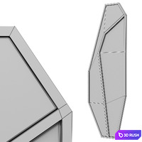Mirror Rattan Cactus / Cactus 3D Model Corona