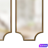 Mirror 367 3D Model Vray, Corona