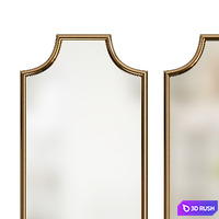 Mirror 367 3D Model Vray, Corona