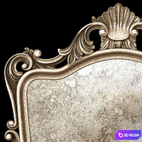 Oficina Inglesa Clemence classical mirror 3D Model Corona