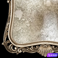 Oficina Inglesa Clemence classical mirror 3D Model Corona
