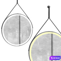 Amara Bainbridge 600mm Round LED Mirror With Demister Pad 3D Model Corona