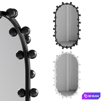 Hail Mirror by Rachel Donath 3D Model Corona
