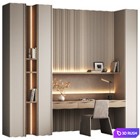 Workplace 5 3D Model Corona