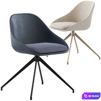 Globewest Cooper Spider Leg Office Chair 3D Model Vray, Corona