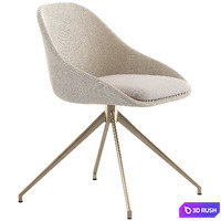 Globewest Cooper Spider Leg Office Chair 3D Model Vray, Corona