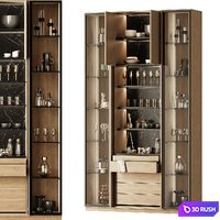 Display cabinet 4 3D Model Corona