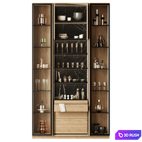 Display cabinet 4 3D Model Corona