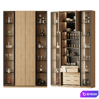 Display cabinet 4 3D Model Corona