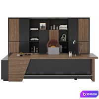Office Furniture 01 3D Model Vray, Corona
