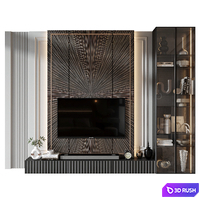 TV shelf 0806 3D Model Corona