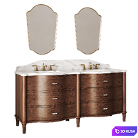 Valerie Double Vanity by Soho Home 3D Model Corona