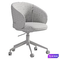 Alki Pottolo Swivel Office Chair 3D Model Corona