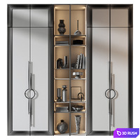 Furniture composition 830 3D Model Corona