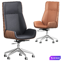 Rhett office chair 3D Model Corona