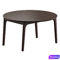 Plumas dining table with 2 options 3D Model Vray, Corona