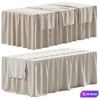 Tablecloth 100 3D Model Vray, Corona