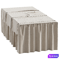 Tablecloth 100 3D Model Vray, Corona