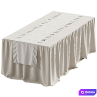 Tablecloth 100 3D Model Vray, Corona
