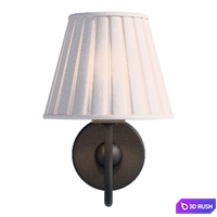 Baylor Pleated Shade Sconce 3D Model Vray, Corona