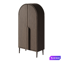 Scandinavian Wardrobe 3D Model Corona