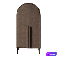 Scandinavian Wardrobe 3D Model Corona