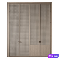 Wardrobe #10 3D Model Vray, Corona