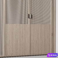 Wardrobe #10 3D Model Vray, Corona