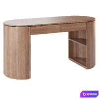 Writing Desk Four Hands 3D Model Corona