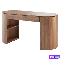Writing Desk Four Hands 3D Model Corona