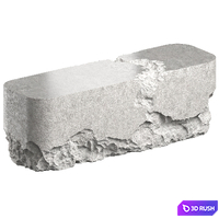 Table concrete 3 3D Model Corona