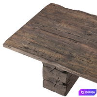 Catalonian Beam COFFEE TABLE by DEMIURGE 3D Model Vray, Corona