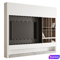 TV wall 05 3D Model Corona