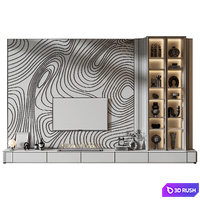 TV shelf 0810 3D Model Corona