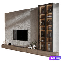 TV shelf 0810 3D Model Corona