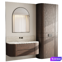Bathroom furniture by Fauset Bathroom 89 3D Model Vray, Corona