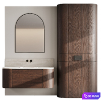 Bathroom furniture by Fauset Bathroom 89 3D Model Vray, Corona