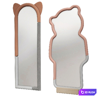 Full body mirror 8 3D Model Vray, Corona