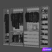 Wardrobe 19 3D Model Corona