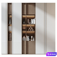Furniture composition GHS-2612 3D Model Corona